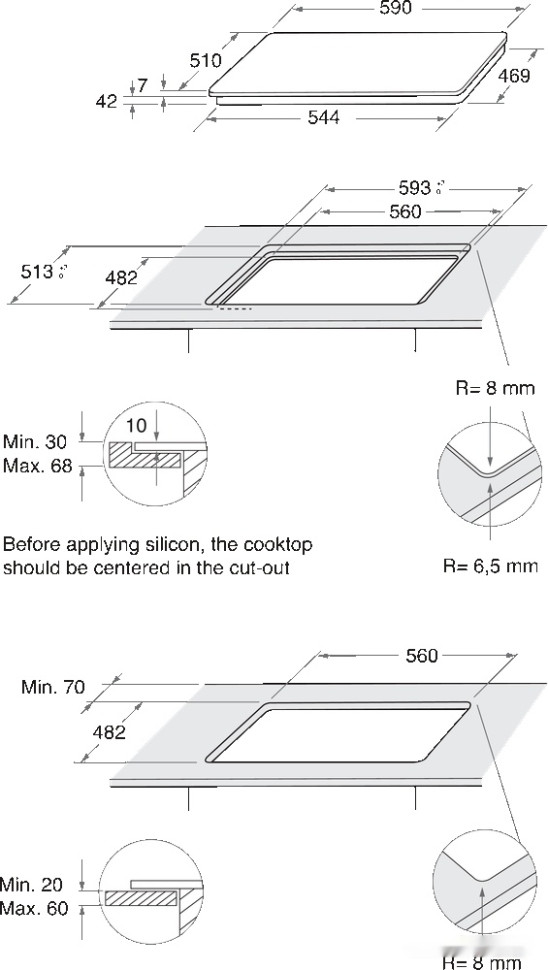 Варочная панель Indesit ING 61T/WH
