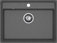 Кухонная мойка GranFest GF-LV-660 (графит)