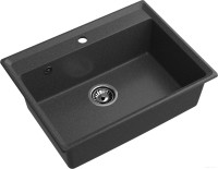 Кухонная мойка GranFest GF-LV-660 (графит)