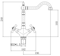 Смеситель Fashun A4019-4