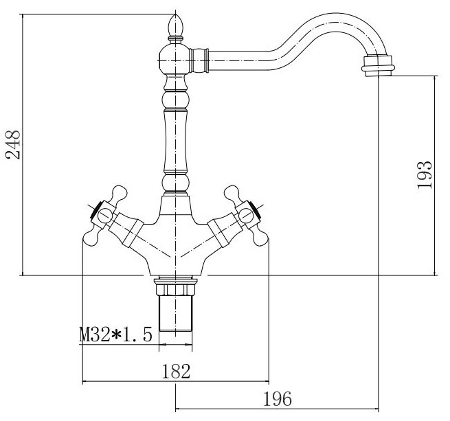 Смеситель Fashun A4019-4
