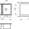 Кухонная мойка Granula GR-8101 (пирит)