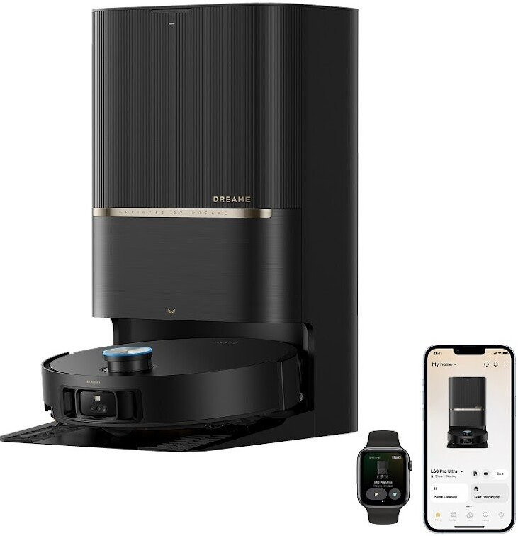 Робот-пылесос Dreame Robot Vacuum L60 Pro Ultra Black RLL56CE0 (евровилка, черный)