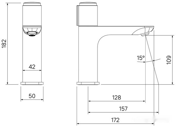 Смеситель IDDIS Slide SLIBLBTi01 (черный)