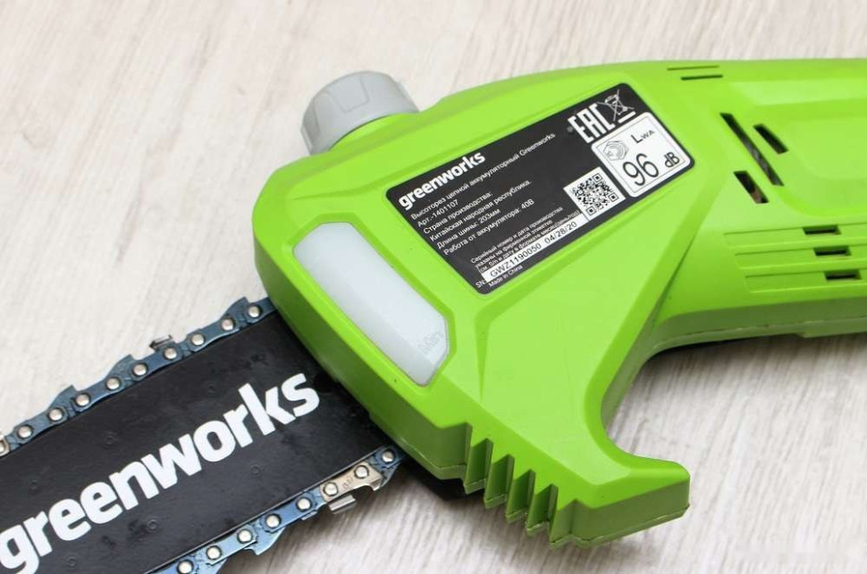 Высоторез Greenworks G40PSF (без АКБ)