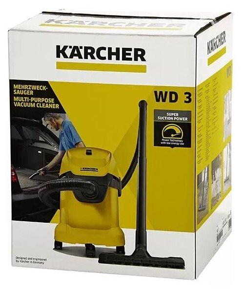 Промышленный пылесос Karcher WD 3 P V 1.628-170.0