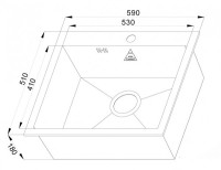 Кухонная мойка Zorg Steel Hammer SH X 5951 FLORA