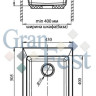 Кухонная мойка GranFest Practic GF-P505 (белый)