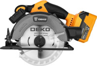 Дисковая (циркулярная) пила Deko CSDU20 083-1104 (с 1-им АКБ)