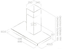 Вытяжка Elica Joy BLIX/A/90 PRF0104626A
