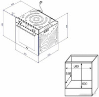 Духовой шкаф Korting OKB 4701 CNRB