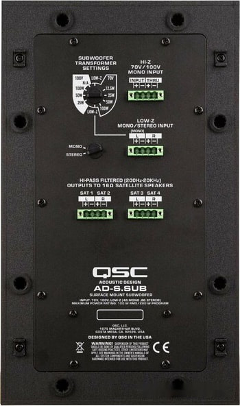 Акустическая система QSC AD-S.SUB (белый)