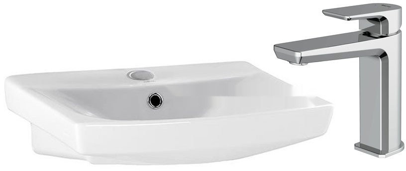 Умывальник Cersanit Carina 50 S-UM-CAR50/1 + 63063