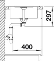 Кухонная мойка Blanco Metra 45S Compact (жасмин)