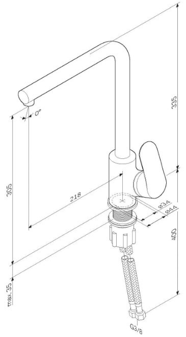 Смеситель Am.Pm Like F8005000