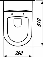 Унитаз Laufen Mylife 8209464000001