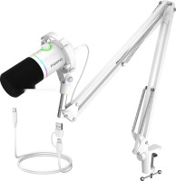 Проводной микрофон Maono PD200XS (белый)