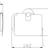 Держатель для туалетной бумаги Slezak RAV Colorado COA0400Z