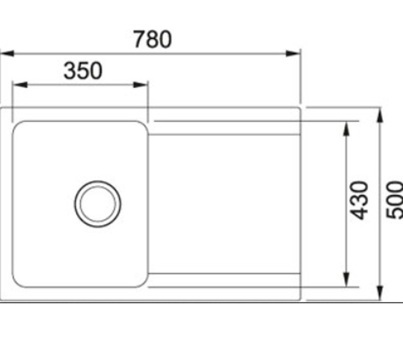 Кухонная мойка Franke OID 611-78 оникс 114.0443.359