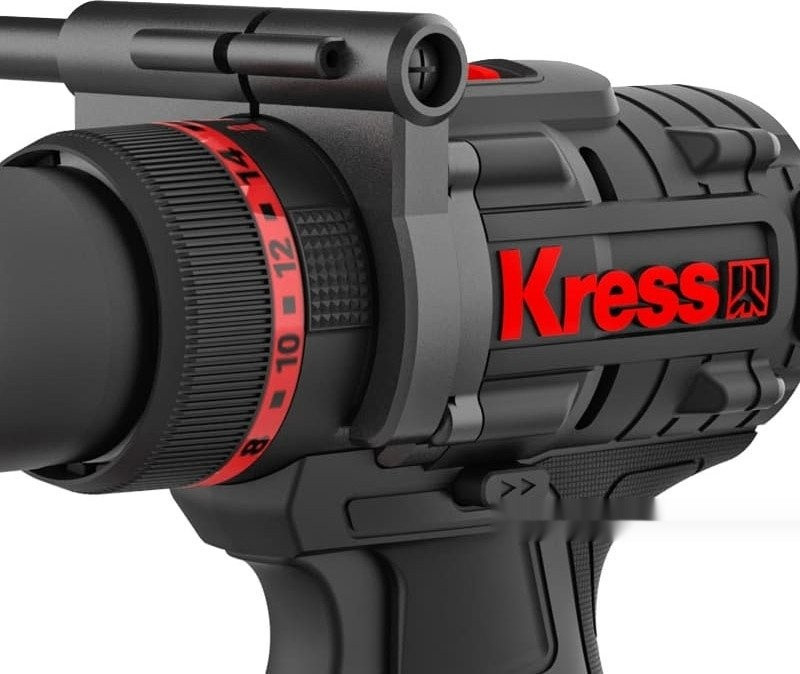 Ударная дрель-шуруповерт Kress KUC35 (с 2-мя АКБ, кейс)