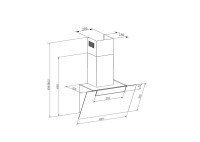 Вытяжка Meferi AIRBOX60BK Comfort