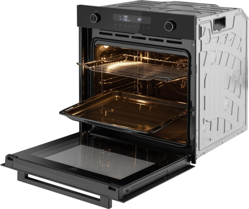Духовой шкаф Weissgauff EOM 741 PDB Black Edition