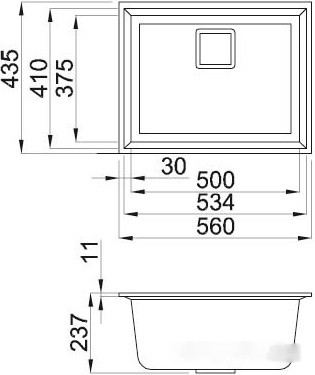 Кухонная мойка Elleci Karisma 105 K96 Kera/White
