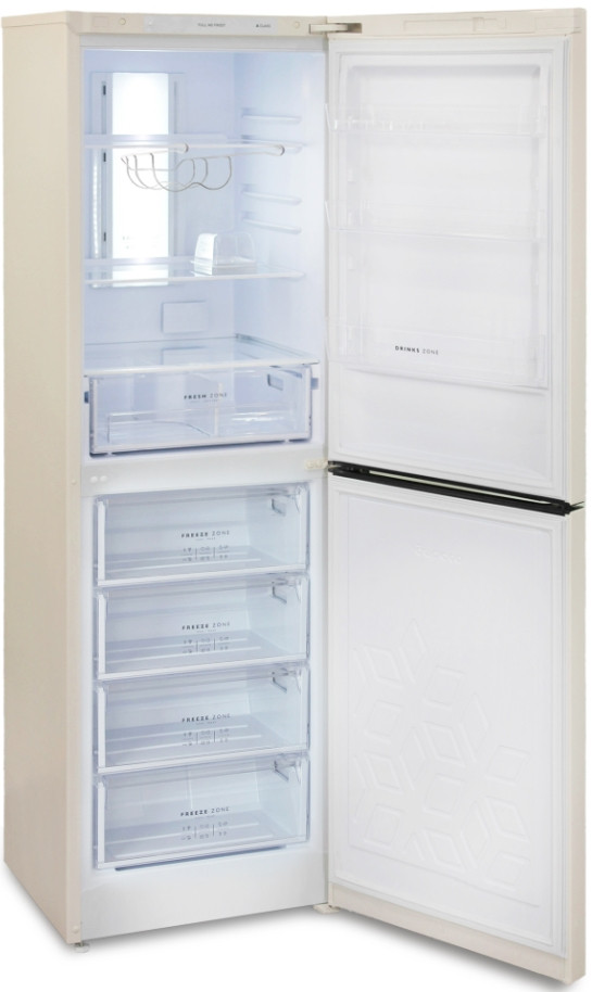 Холодильник с морозильником Бирюса G940NF