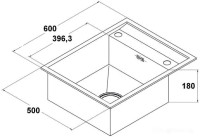 Кухонная мойка Zorg Steel Hammer SH X 6050 DIVA