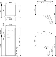 Холодильник Smeg FAB30RPB5