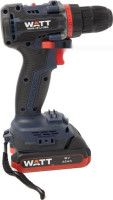 Дрель-шуруповерт Watt WAS-18 Li-2BL 1.018.050.00 (с 2-мя АКБ, кейс)