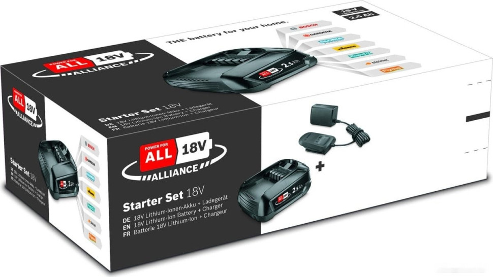 Аккумулятор для инструмента Bosch StarterSet 18V Alliance 1600A02625 (18В/2.5 Ач + 18В)