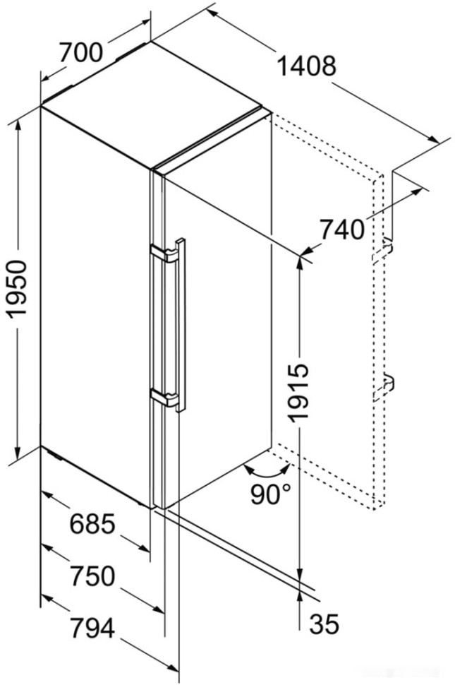 Морозильник Liebherr GN 5235 Comfort