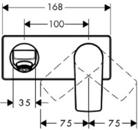 Смеситель Hansgrohe Metris 31086000