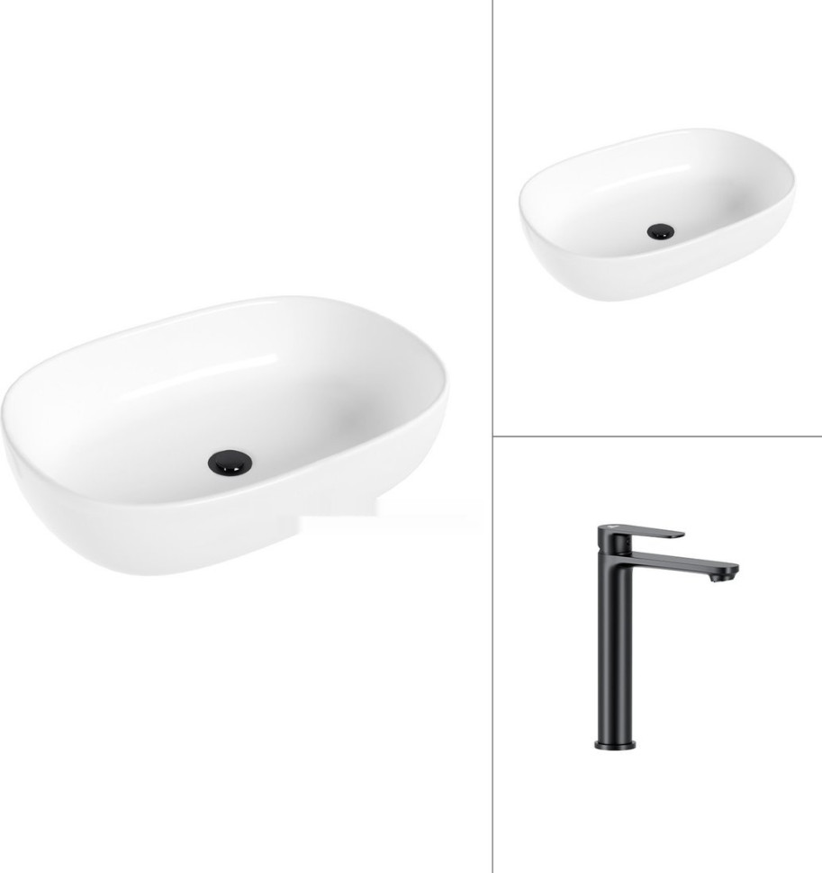 Умывальник Lauter 21836 + Moon 21СК8691BS