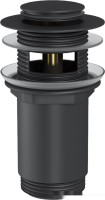 Умывальник Lauter 21540 + клапан 21190B + сифон 21635B (черный матовый)