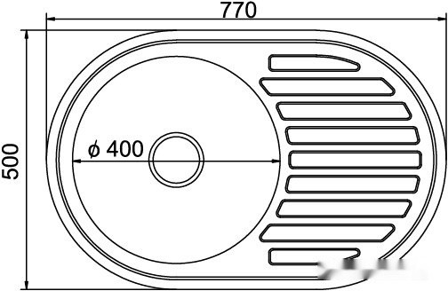 Кухонная мойка Mixline 532305