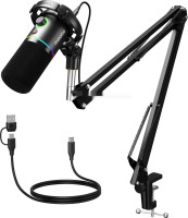 Проводной микрофон Maono PD200XS (черный)