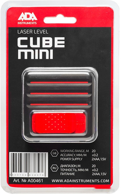 Лазерный нивелир ADA Instruments CUBE MINI Professional Edition (А00462)