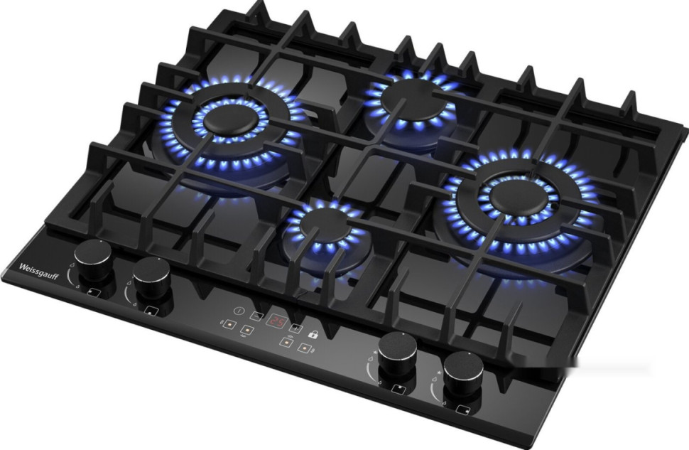 Варочная панель Weissgauff HGG 642 BGH Double Wok Timer