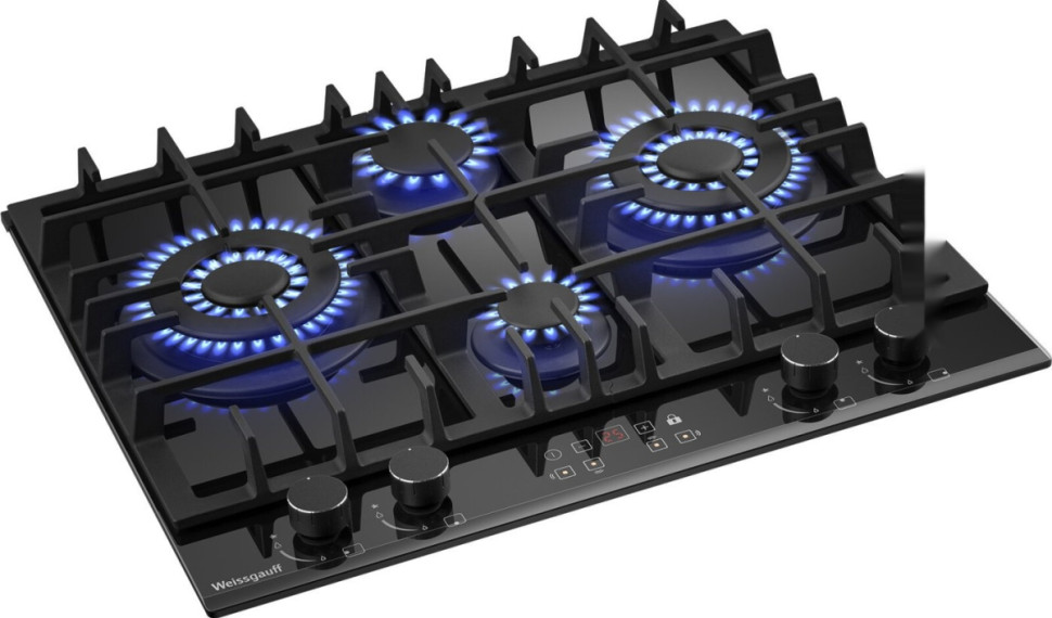 Варочная панель Weissgauff HGG 642 BGH Double Wok Timer