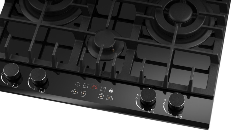 Варочная панель Weissgauff HGG 642 BGH Double Wok Timer