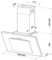 Вытяжка LEX Mini 600 Ivory