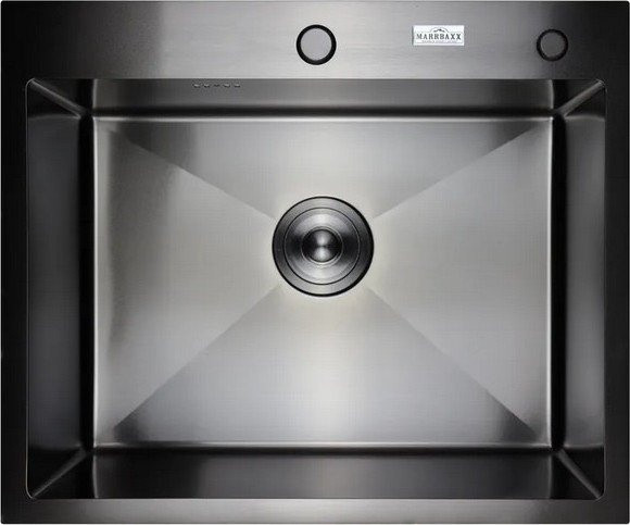 Кухонная мойка Marrbaxx B6050-R Decor (графит)