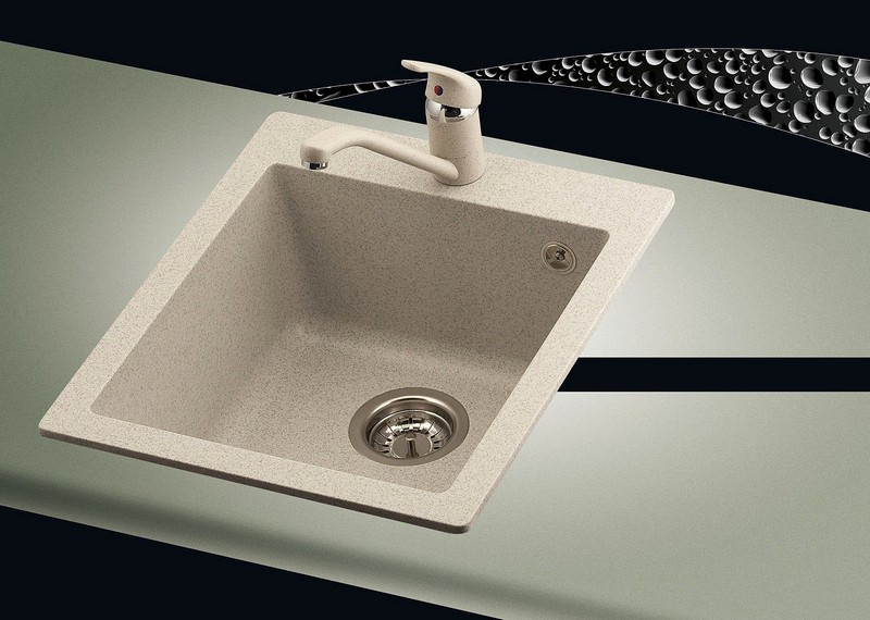 Кухонная мойка Ulgran U 404 328 (БЕЖЕВЫЙ