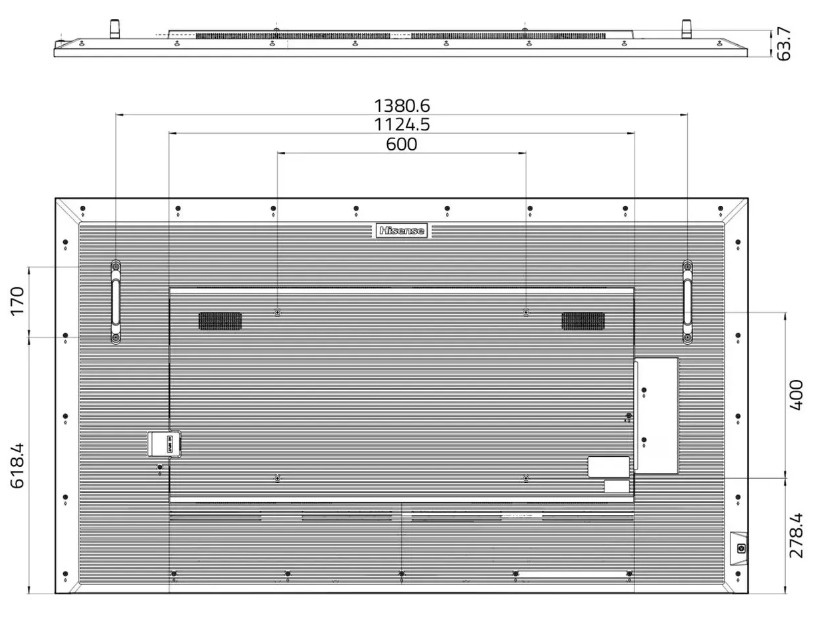 Информационная панель Hisense 75DM66D