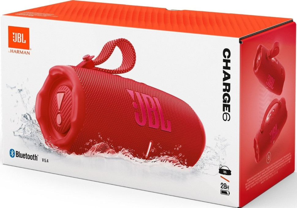 Портативная акустика JBL Charge 6 (красный)