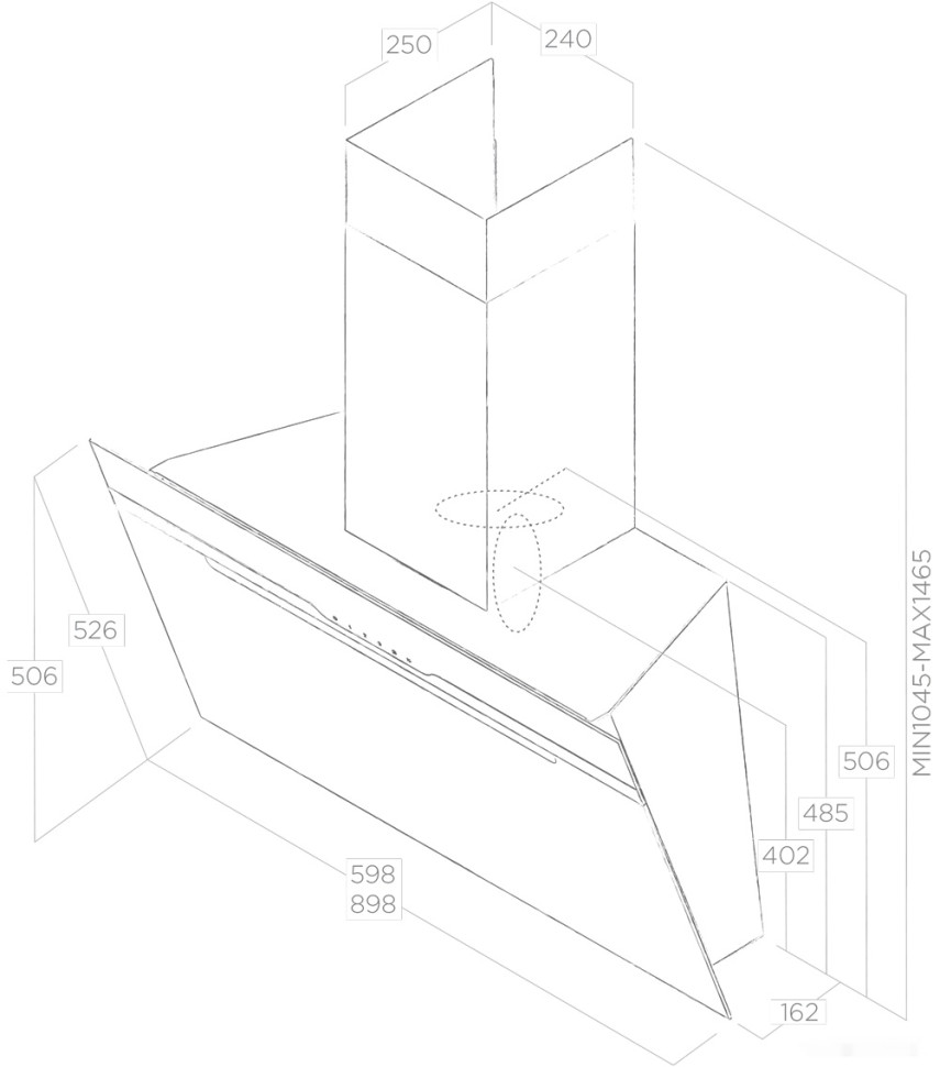 Вытяжка Elica Majestic WH/A/90 PRF0124236A