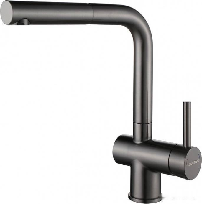 Смеситель Paulmark Dosse Do214418-GM (вороненая сталь)