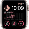 Умные часы Apple Watch SE 2 44 мм (алюминиевый корпус, звездный свет/звездный свет, спортивный силиконовый ремешок)